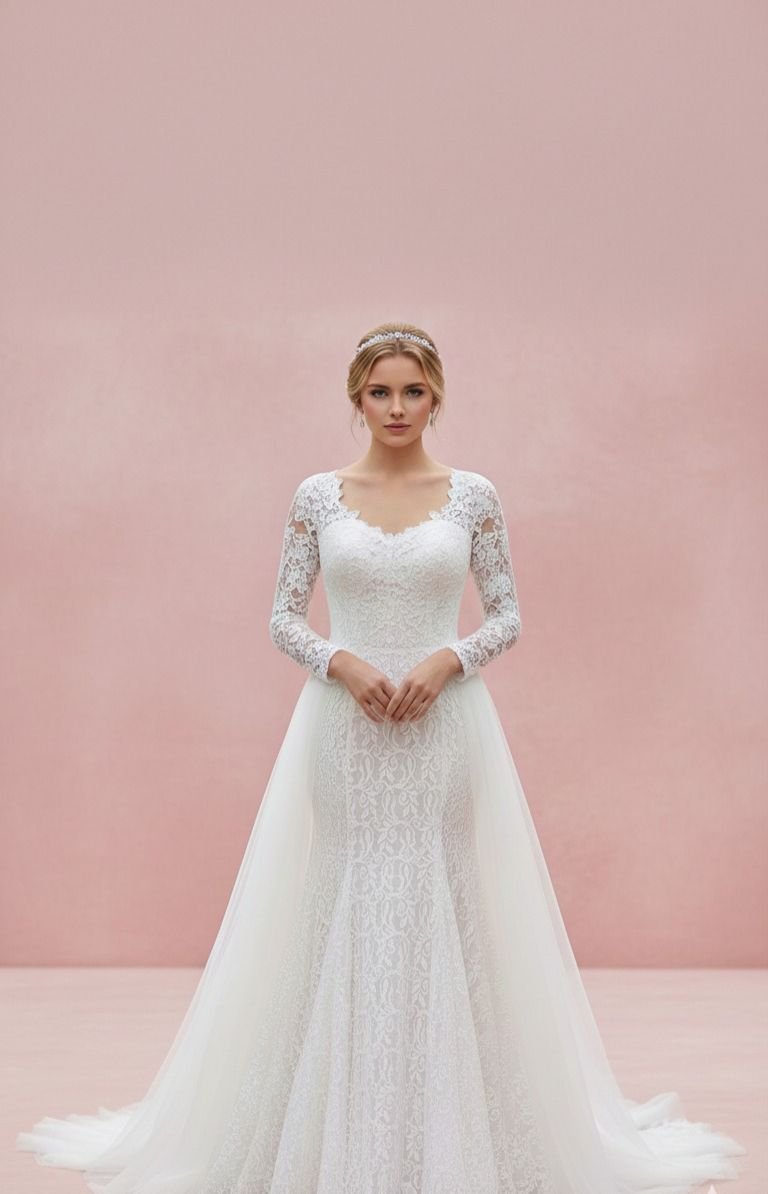 vestido sirena y princesa 2 en 1